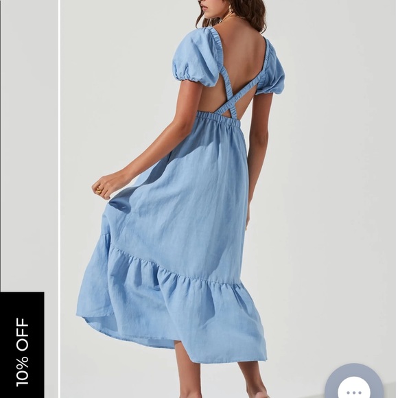 Astr the Label Jelena Dress in Blue - Picture 3 of 3